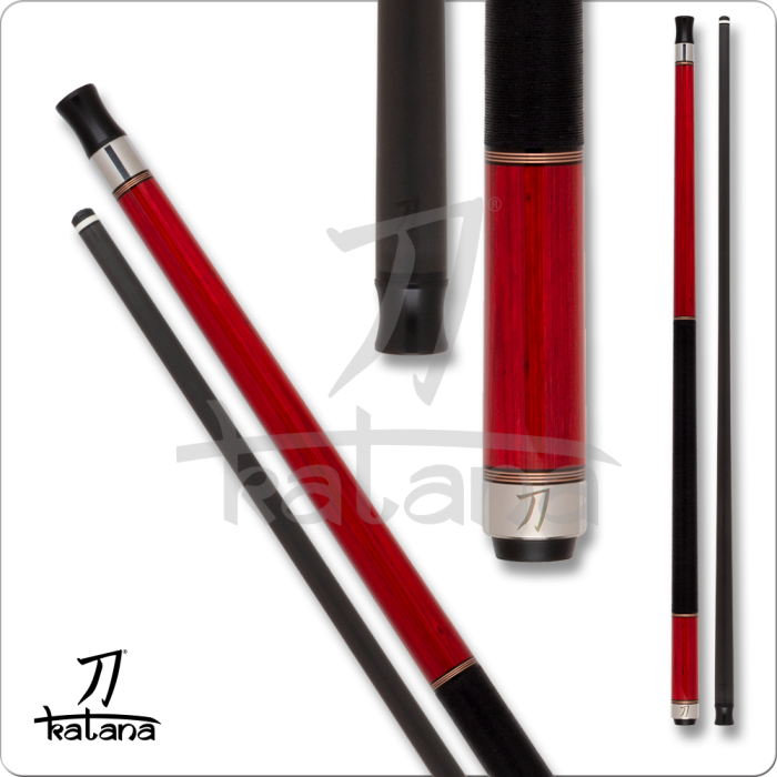 Katana Dragon - KAT2504 - 12.5 mm Carbon Fiber Shaft - Red Cue JPs Included
