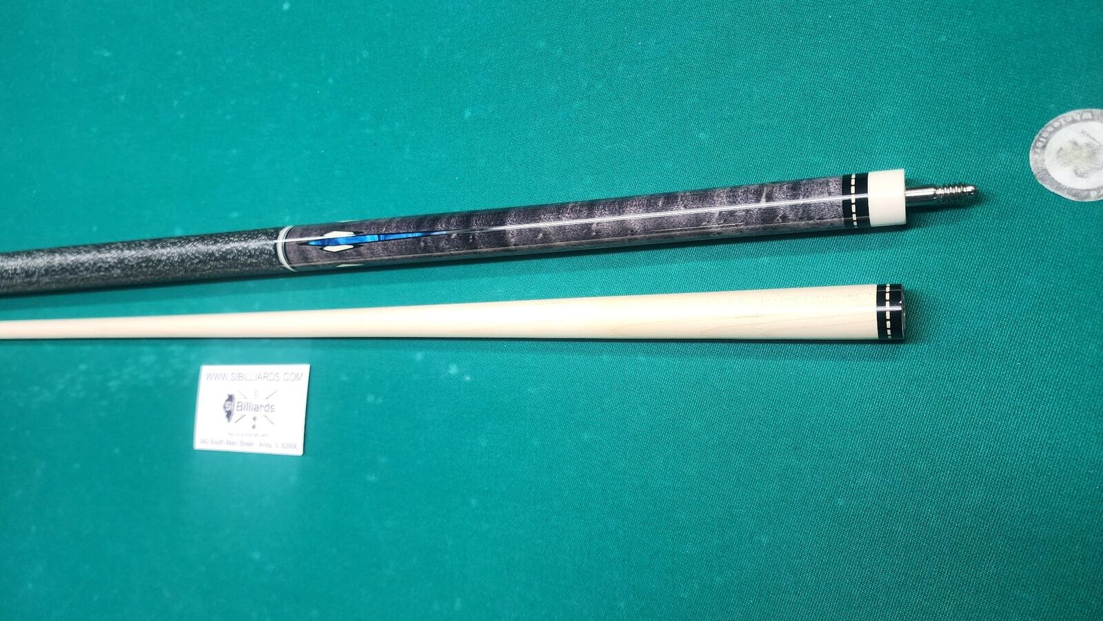 IN STOCK, Pechauer JP12-S Pro Series Grey Pool Cue, w/ 12.75mm Shaft! In stock!