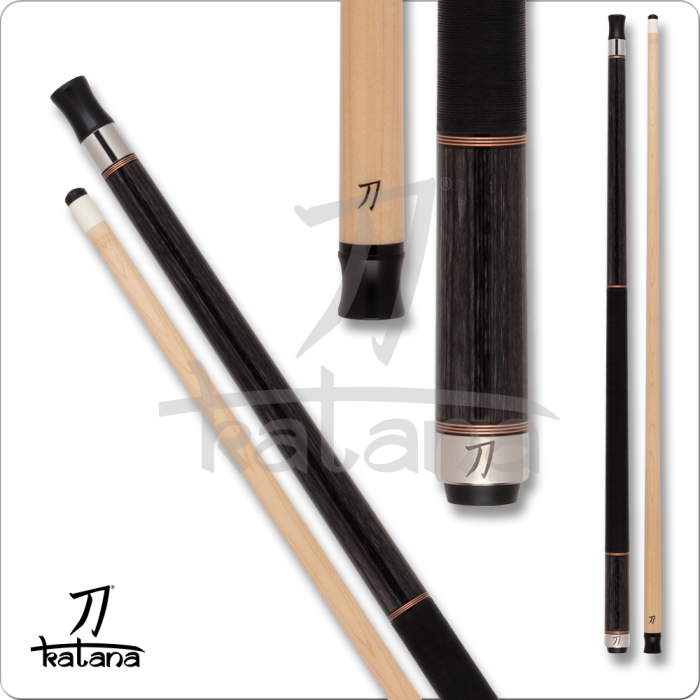 Katana Dragon - KAT2503 - 12.75 mm Wood Shaft - Charcoal Cue JPs Included