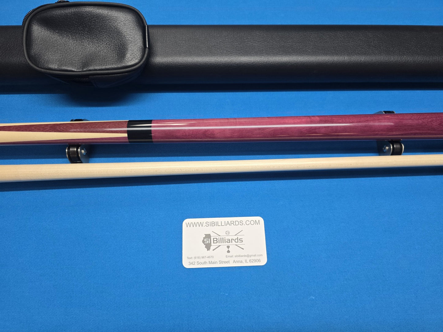 Meucci Sneaky Pete Cue - Purple Heart - 12.5mm Pro Shaft - Free 1X1 Hard Case!