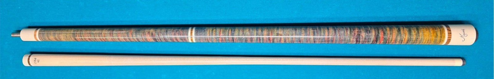 Meucci ANW-1 Rainbow Stained Pool Cue w/ Pro Shaft & Free Hard Case! White!8