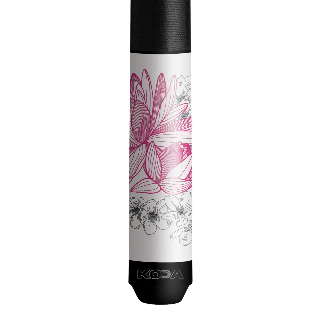 KODA KDV15WPK Pink Dragon Pool Cue | Matte White | 12.5mm Maple | 5/16×18 Joint