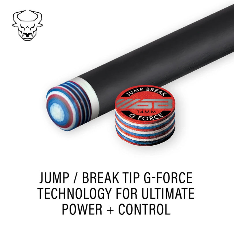 Bull Carbon BCBBPKN Pink Carbon Fiber Break Cue No Wrap 12.85mm