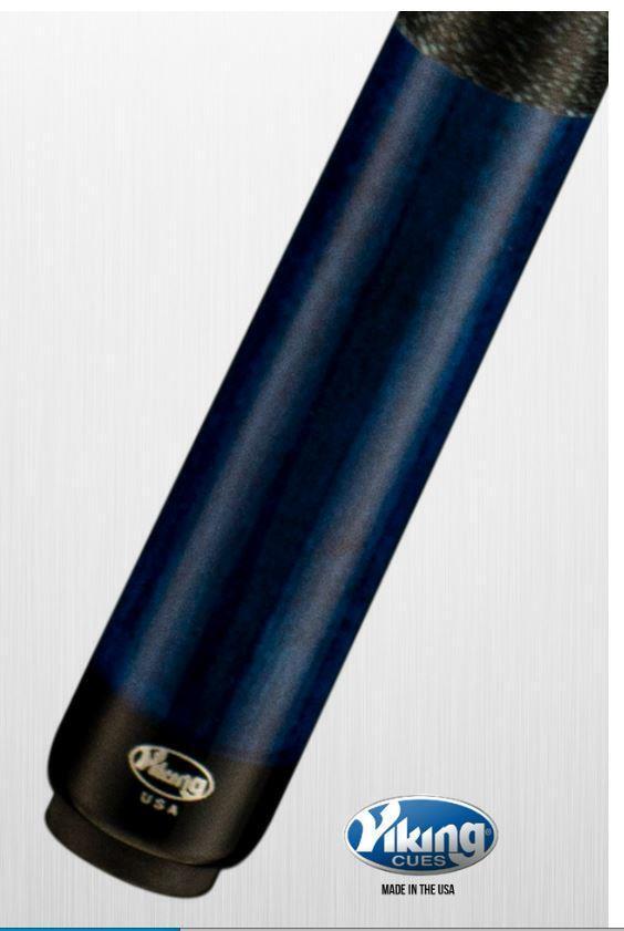 Viking B2207 Linen Wrap Pool Cue w/ 13 mm V PRO Shaft (Ocean Blue) - Free Shippi