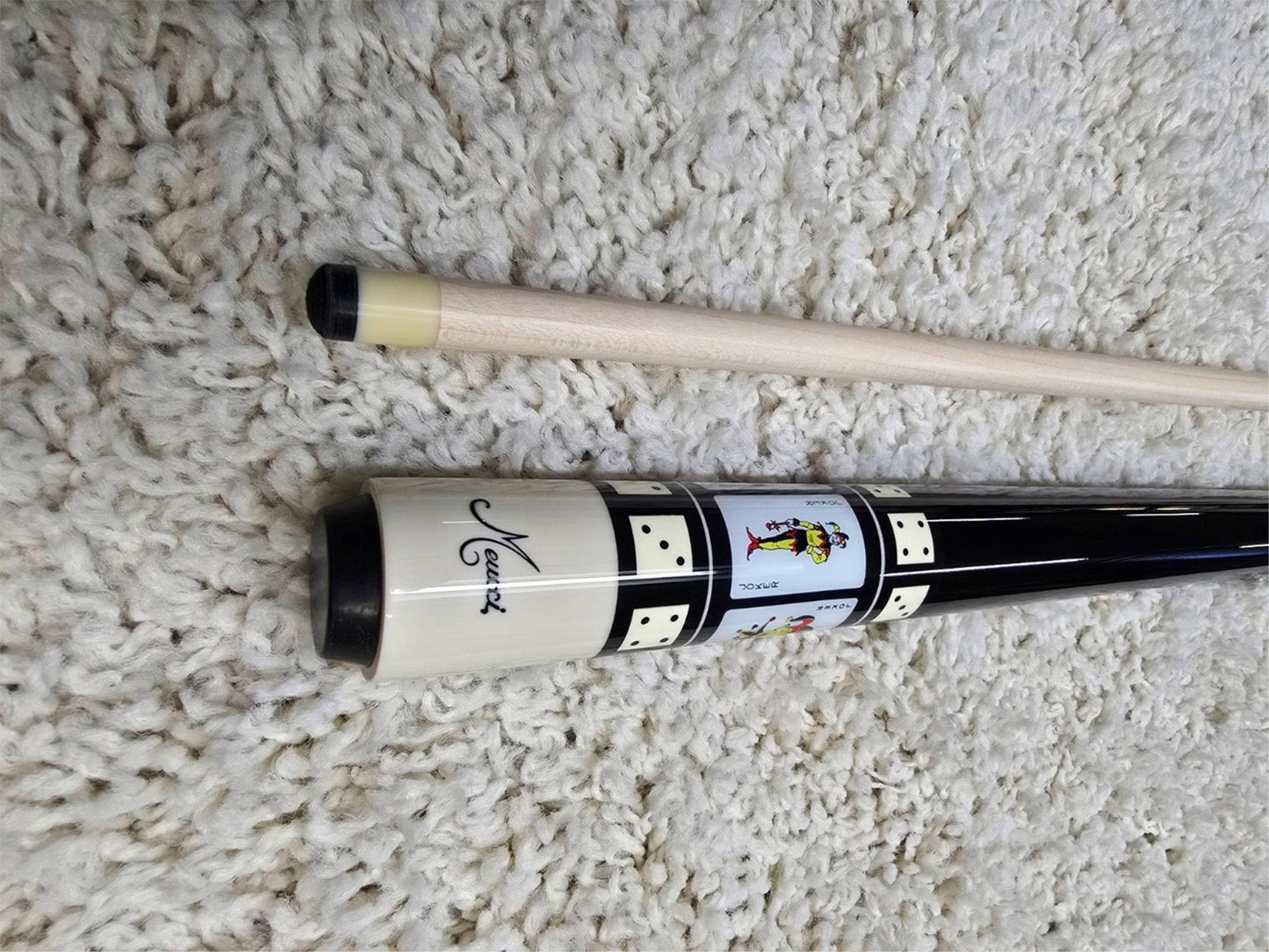 Meucci MEHOF04 Gambler Jokers Pool Cue 19oz Free Hard Case