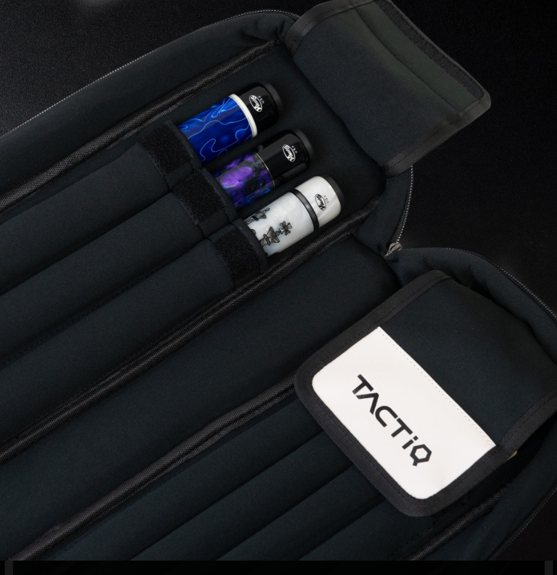 Tactiq Flux 3x4 Soft Pool Cue Case! Back Pack Straps!! Free Shipping!
