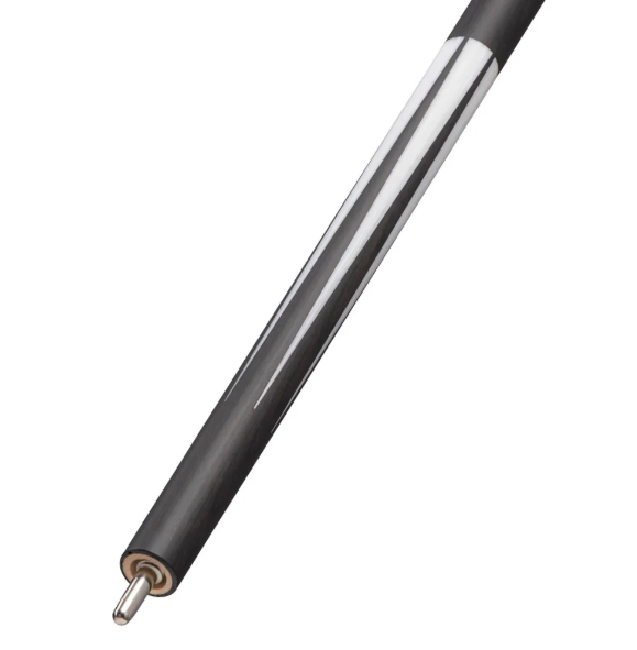 Lucasi Hybrid Matte Charcoal/Imitation Bone & Rose Gold Inlays Cue 11.75mm Shaft