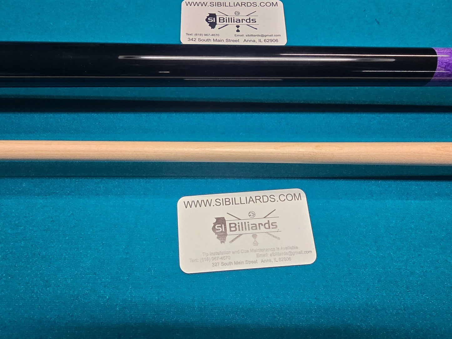 Meucci Luminous Purple Pool Cue 19oz w/ 12.5mm Pro Shaft! Free Hard Case!
