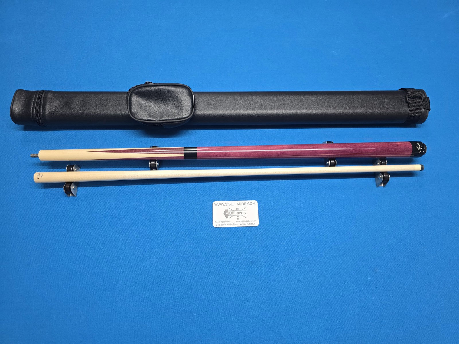 Meucci Sneaky Pete Cue - Purple Heart - 12.5mm Pro Shaft - Free 1X1 Hard Case!