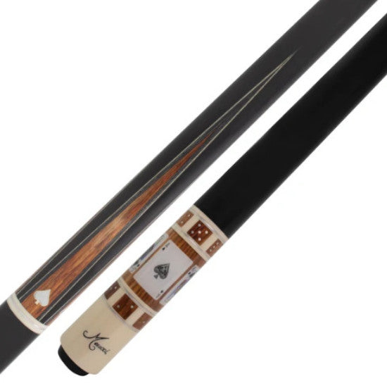 Meucci Gambler 3 Jokers Pool Cue 19oz with Case, 12.5mm Pro Shaft