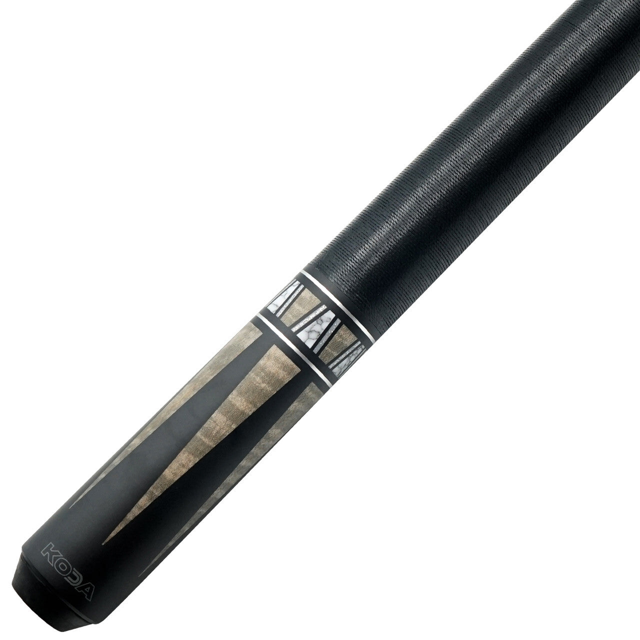 K2 Pool KL171 Cue Matte Black, Gray Curly Point Design W/ K2 LD 11.75MM Shaft!