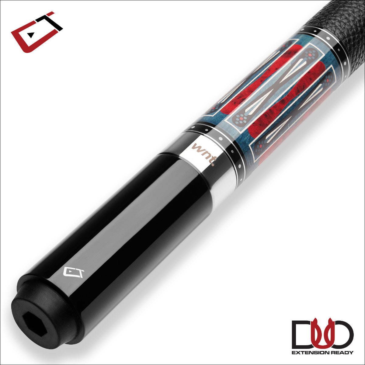 Cynergy Nineball Series Indigo Blue Stain LTW 12.5mm Pool Cue  12.5mm Shaft 19oz