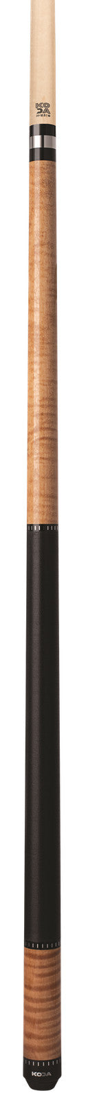 KODA KD30 Pool Cue, Natural Curly Maple, Irish Linen Wrap, Maple Shaft