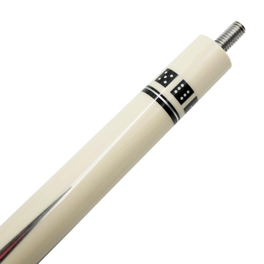 Meucci Gambler 2 Jokers Pool Cue 19oz with Case, 12.5mm Pro Shaft