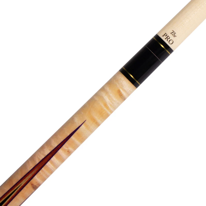 Meucci ANW‑3 All Natural Wood 3 Pool Cue, Pro Shaft, Bocote Handle - Free Case!