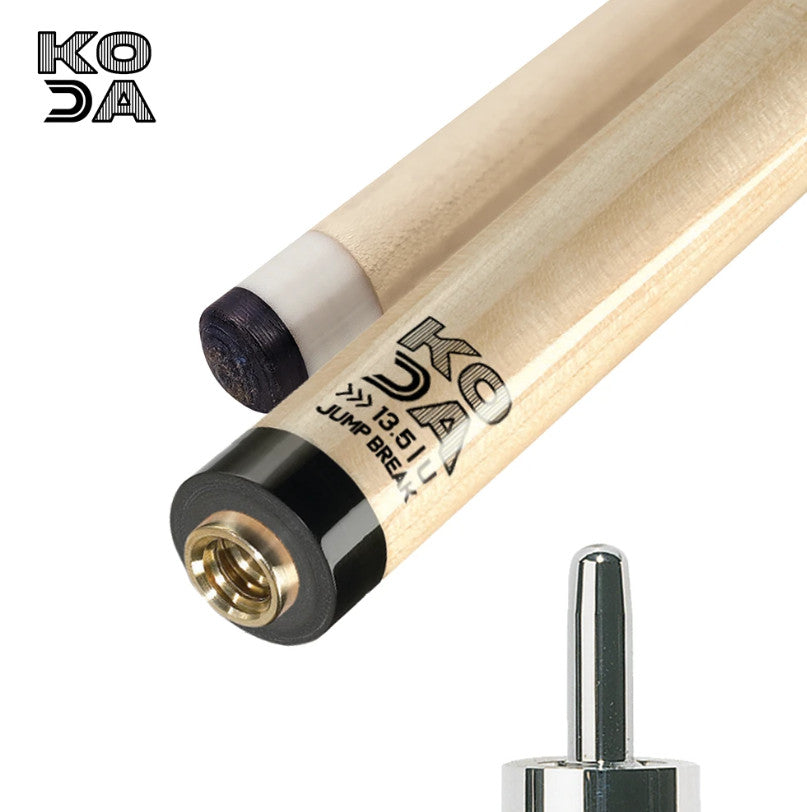 KODA Black 25oz. Heavy Hitter Break/Jump Cue - KDHJBK 13.75mm Shaft Phenolic Tip