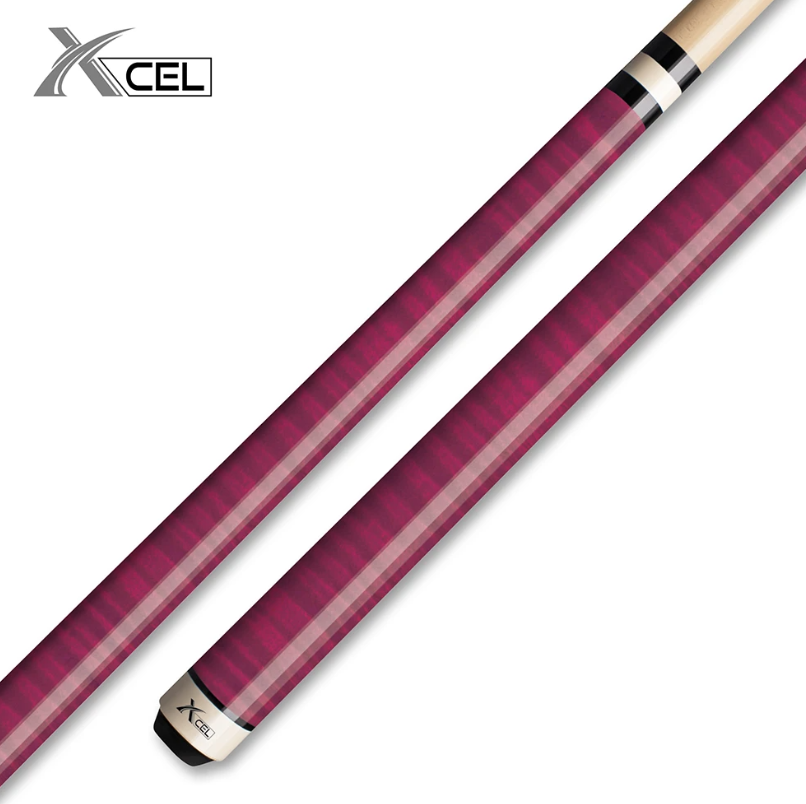 Xcel XC13 Pink Curly Design Pool Cue – Stylish Graphic Playing Cue