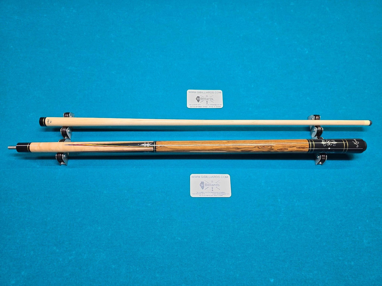 Meucci ANW‑3 All Natural Wood 3 Pool Cue, Pro Shaft, Bocote Handle - Free Case!