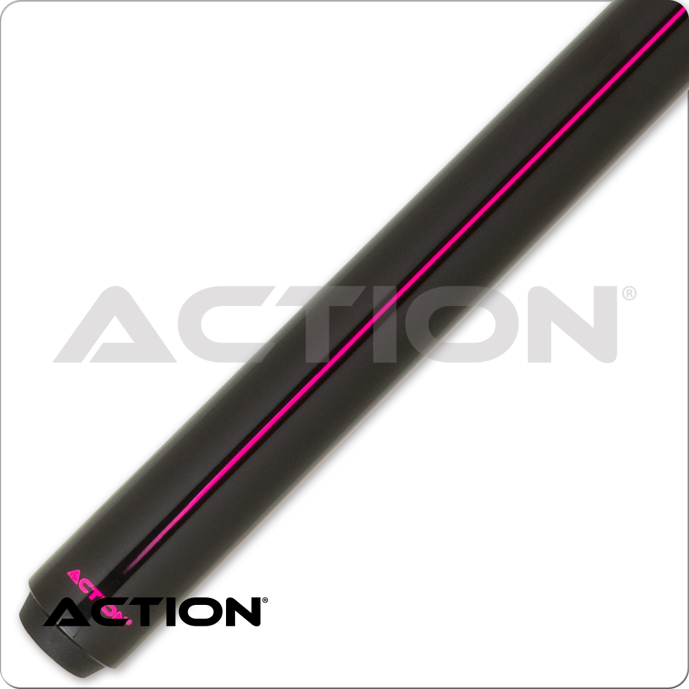 Action ABK12 Black with Pink Stripe Break Cue - 25oz! New! Free Shipping!