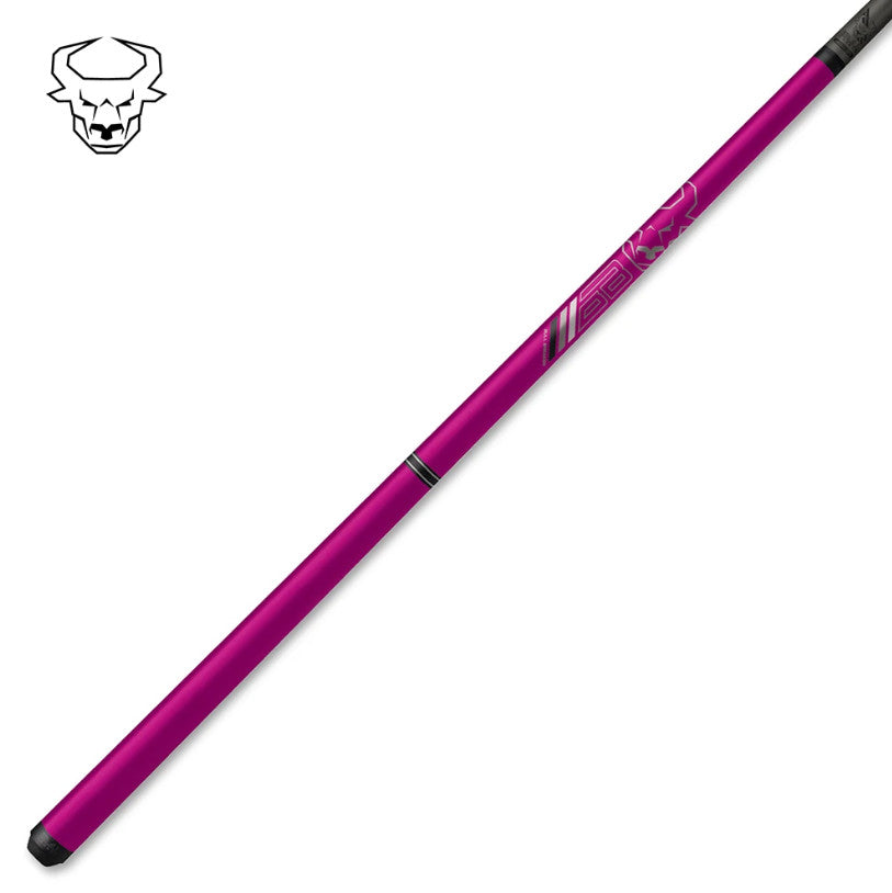 Bull Carbon BCBBPKN Pink Carbon Fiber Break Cue No Wrap 12.85mm
