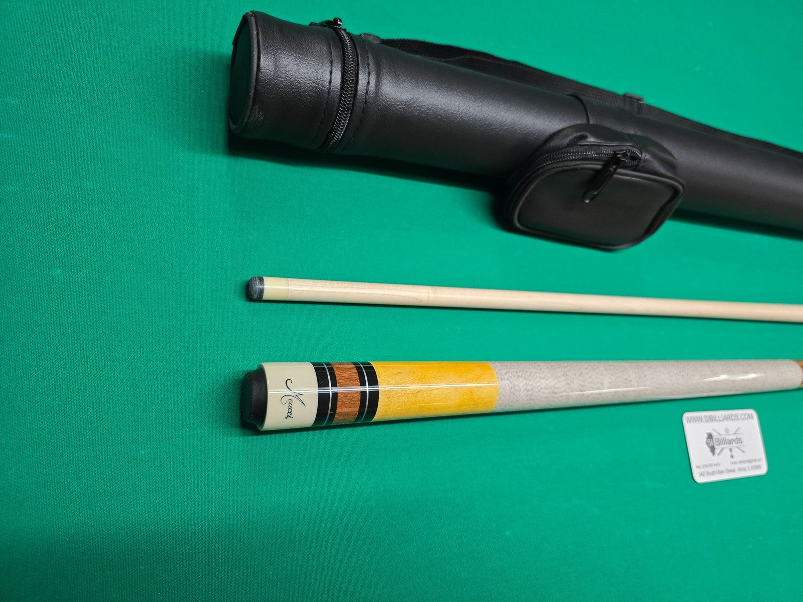 Meucci Echo 1 Pool Cue – 19oz | 12.5mm Pro Shaft + FREE Hard Case | NEW!