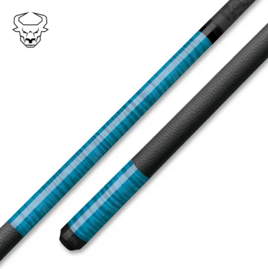 Bull Carbon BCC5 Pool Cue – Brown Curly Maple - Carbon Fiber Shaft – Uni‑Loc