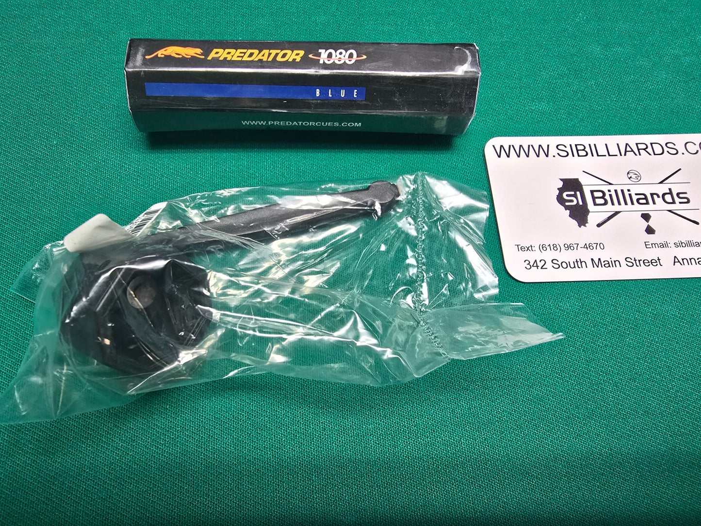 Predator 1080 Billiards Chalk - 5 Piece Pack - Blue Octagon - Chalker Included