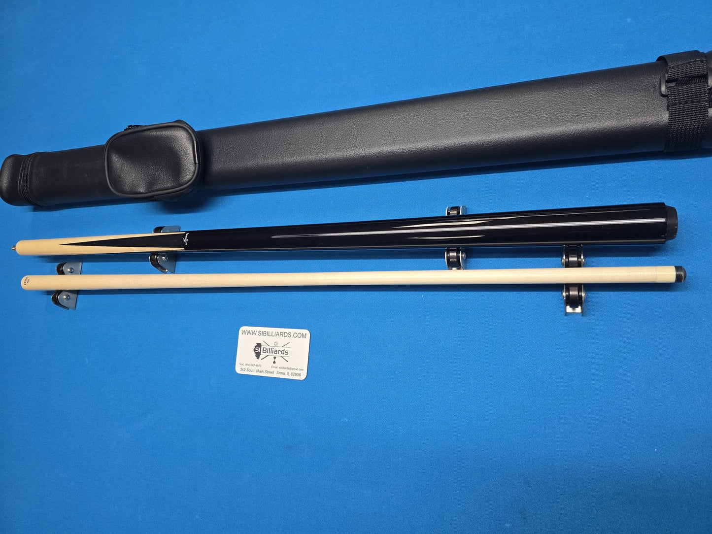 Meucci Sneaky Pete Cue - Black - 12.5mm Pro Shaft - Free 1X1 Hard Case!