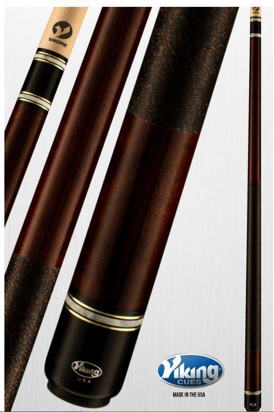 Viking B2605 Linen Wrap Pool Cue w/ 13 mm Vikore Shaft (Coffee) - Free Shipping