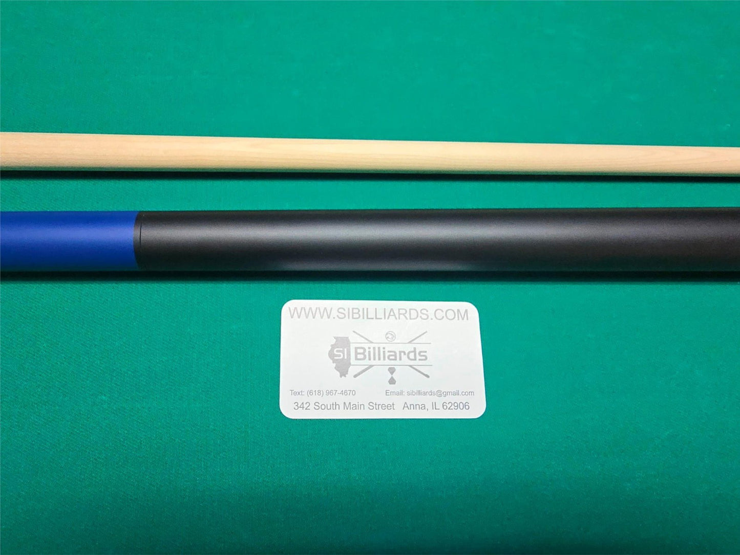 Koda KDHHWH Heavy Hitter Break/Jump Cue - Black/Blue 13.5mm Shaft Phenolic Tip