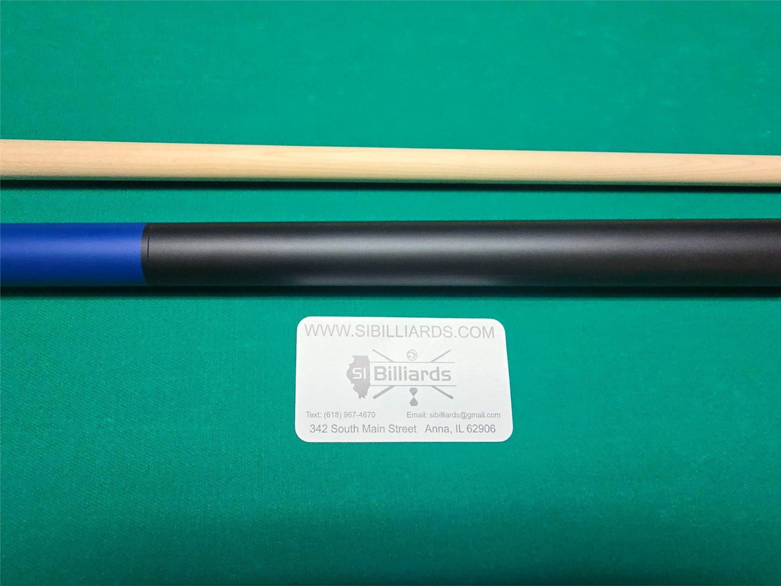 Koda KDHHWH Heavy Hitter Break/Jump Cue - Black/Blue 13.5mm Shaft Phenolic Tip