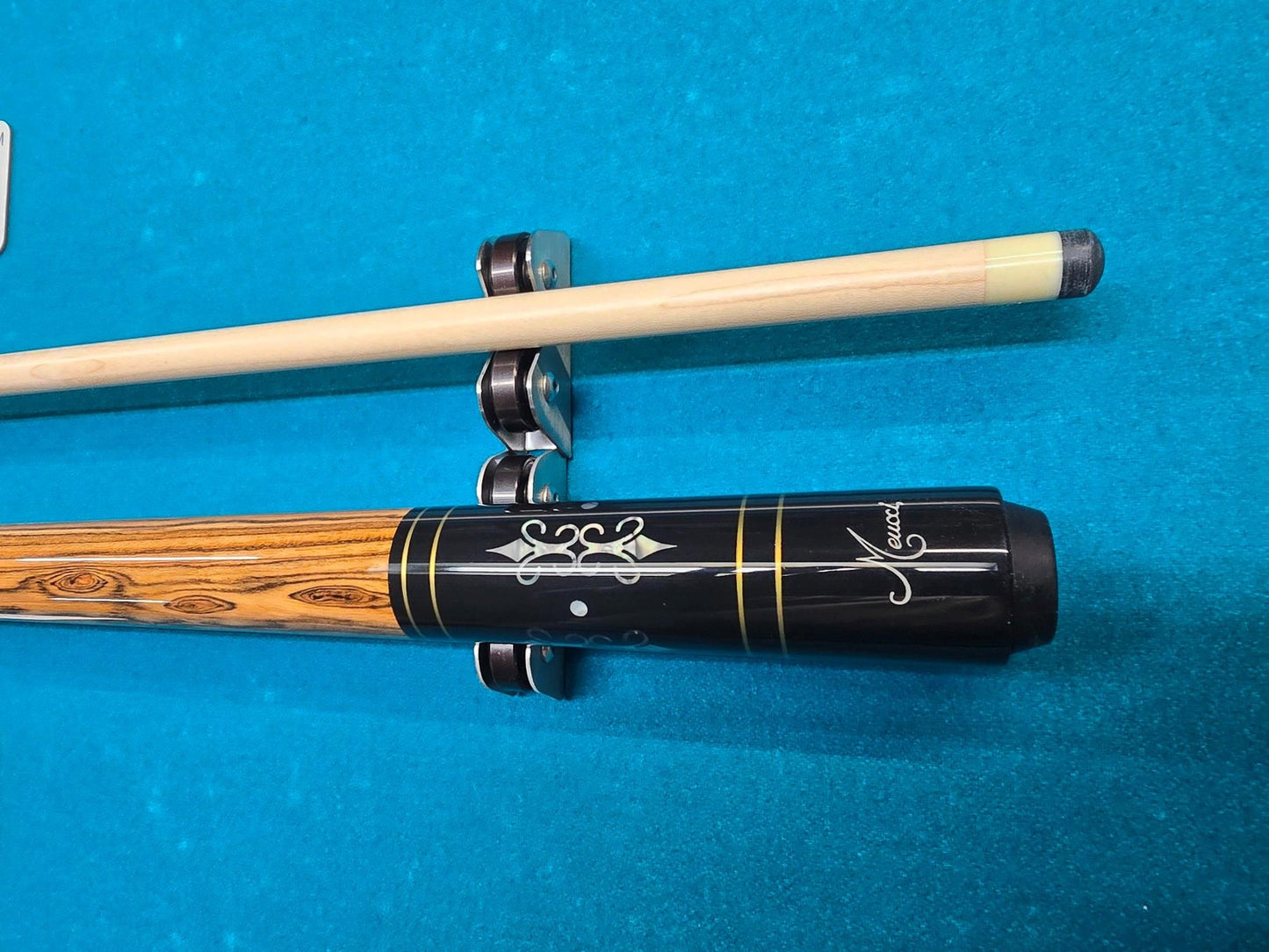 Meucci ANW‑3 All Natural Wood 3 Pool Cue, Pro Shaft, Bocote Handle - Free Case!