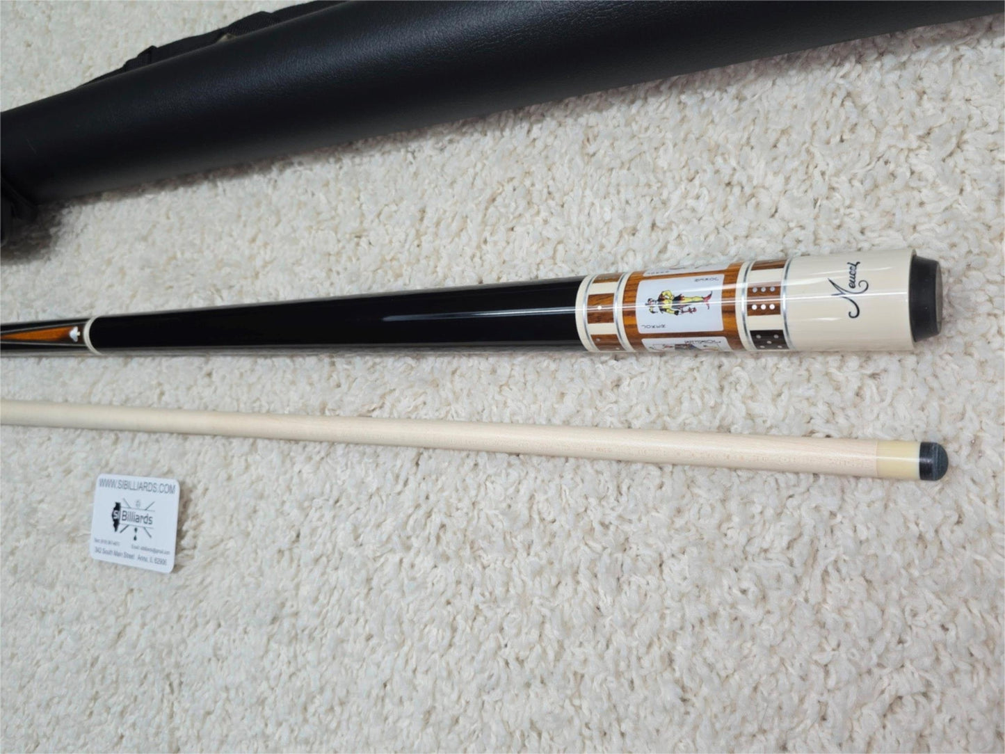 Meucci Gambler 3 Jokers Pool Cue – 19oz | 12.5mm Pro Shaft + FREE Hard Case NEW!