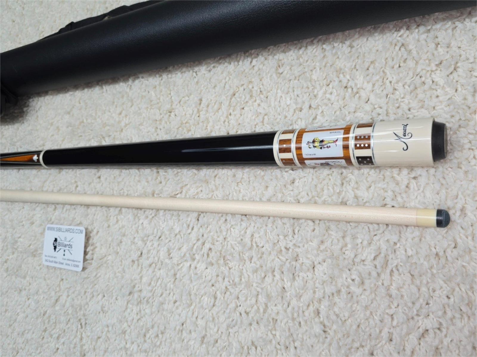 Meucci Gambler 3 Jokers Pool Cue – 19oz | 12.5mm Pro Shaft + FREE Hard Case NEW!