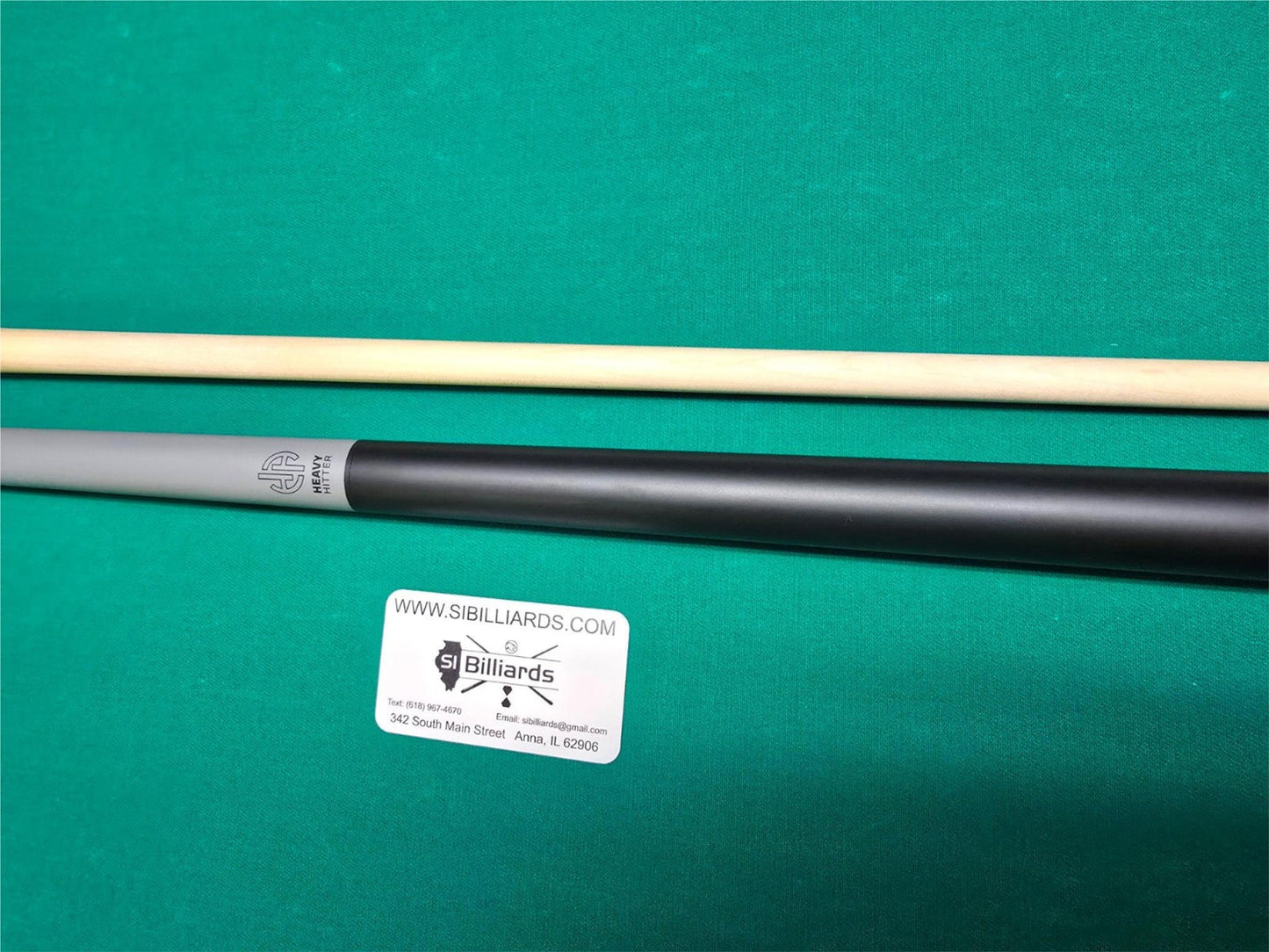 Koda KDHHWH Heavy Hitter Break/Jump Cue - Black/Grey 13.5mm Shaft Phenolic Tip