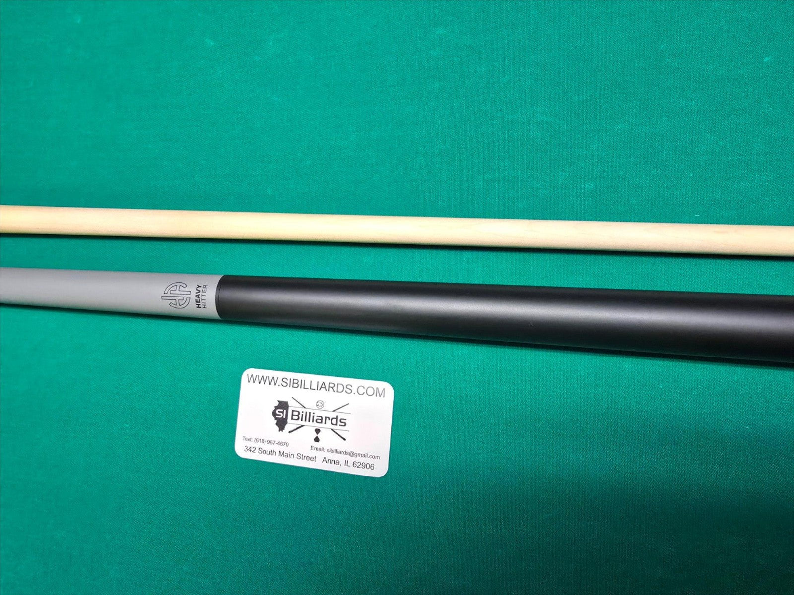 Koda KDHHWH Heavy Hitter Break/Jump Cue - Black/Grey 13.5mm Shaft Phenolic Tip