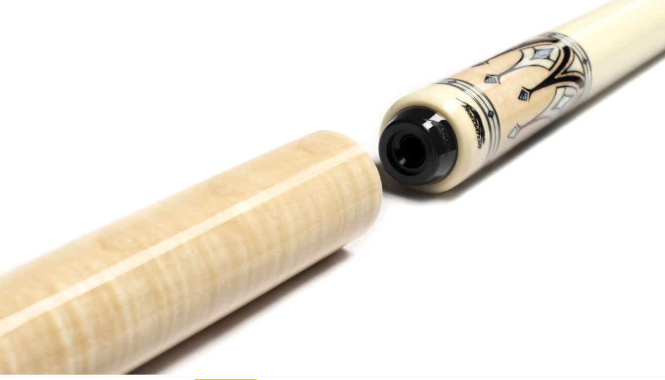 Predator 8" QR2 Cue Curly Maple Extension with Bumper - Free Shipping!