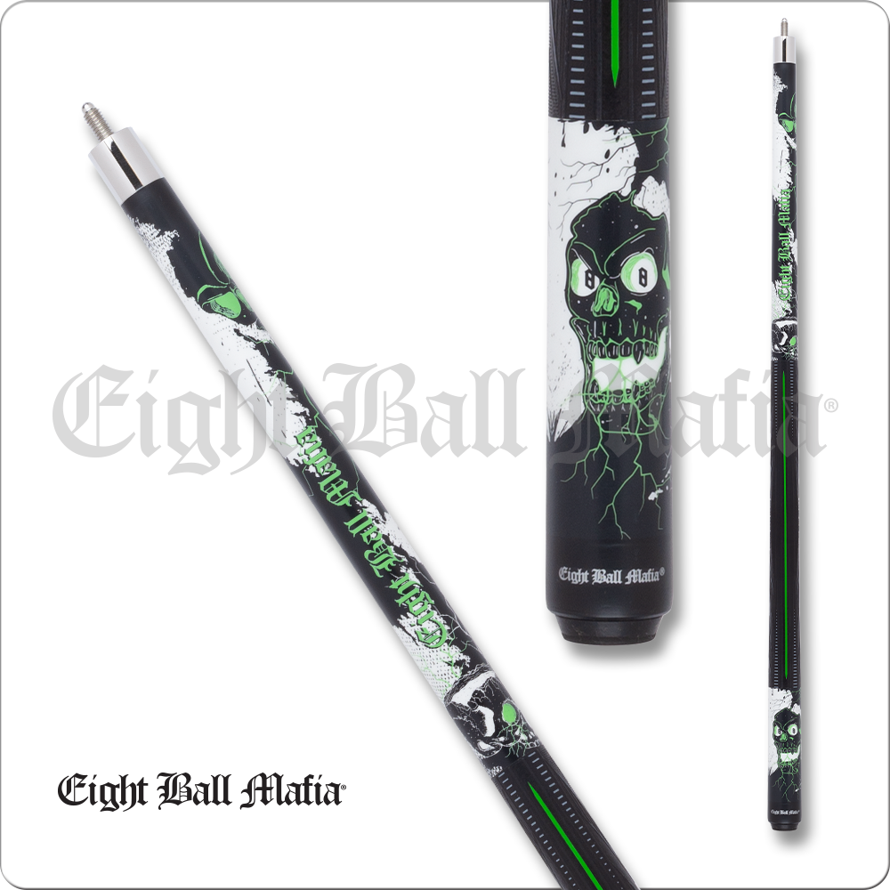 Eight Ball Mafia EBM21 Billiard Pool Cue Stick 19oz Free Shipping!!