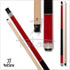 Katana Dragon - KAT2504 - 12.75 mm Wood Shaft - Red Cue JPs Included