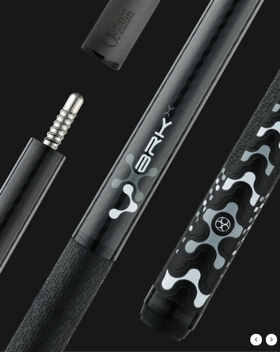 Poison VX Jump/Break Cue with Venom Carbon Fiber Shaft - Black/Gray 13mm