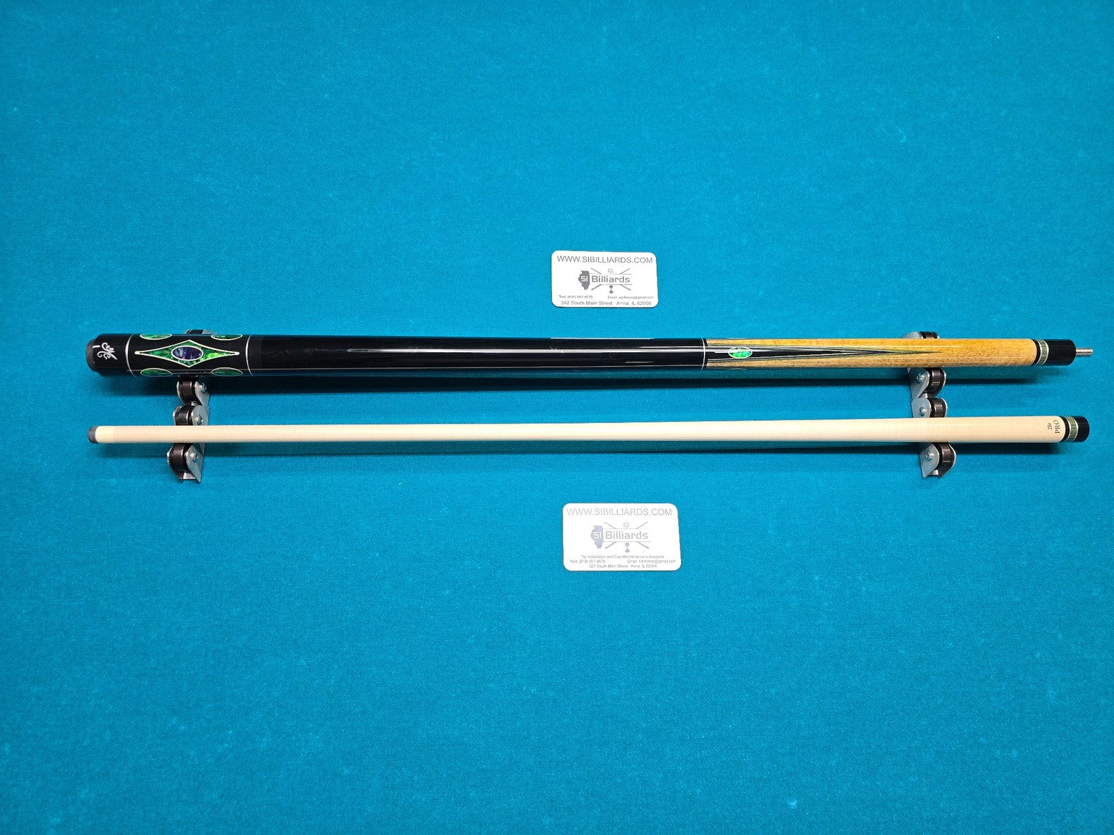 Meucci ANW‑3 All Natural Wood 3 Pool Cue, Pro Shaft, Bocote Handle - Free Case!