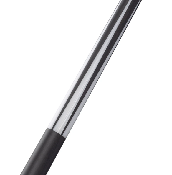 Lucasi Hybrid Matte Charcoal/Imitation Bone & Rose Gold Inlays Cue 11.75mm Shaft