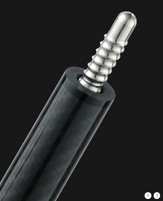 Poison VX Jump/Break Cue with Venom Carbon Fiber Shaft - Black/Gray 13mm