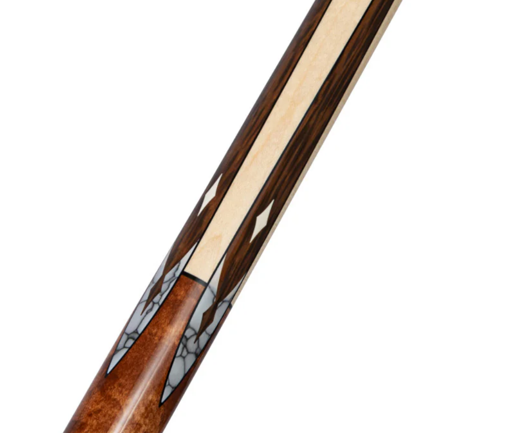 Players G4147 Birdseye & Maple with White Recon Wrapless Cue Free Shipping!