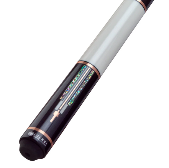 Lucasi LCAD03 Custom Pool Cue – Art Deco Rose Gold & Mother‑of‑Pearl 11.75mm