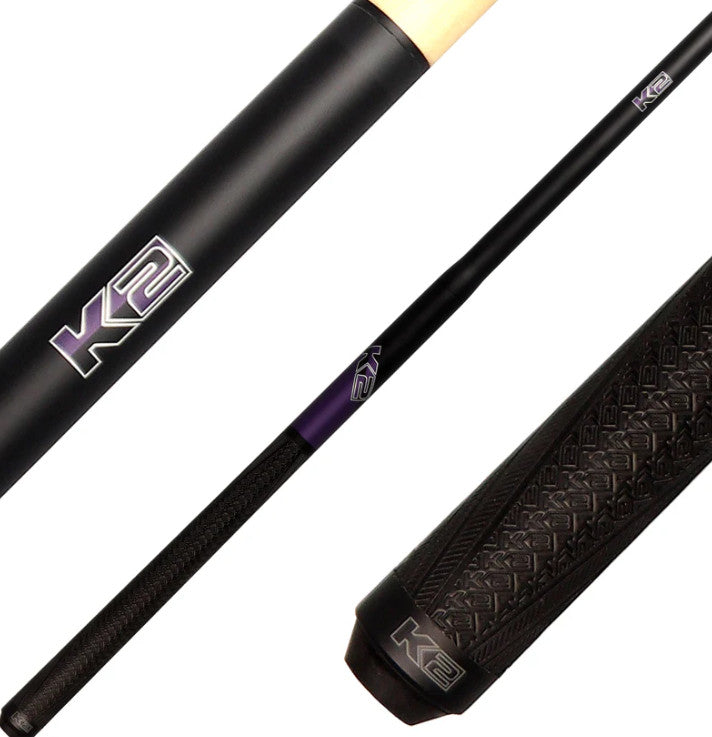 K2 6-in-1 Break Jump Cue Purple Pool Billiard Stick New Fast Shipping