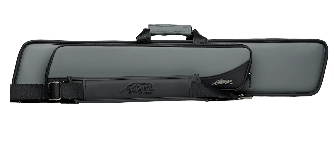 New Predator Roadline Gray/Black Soft Cue Case -Double Straps- Free US Shipping