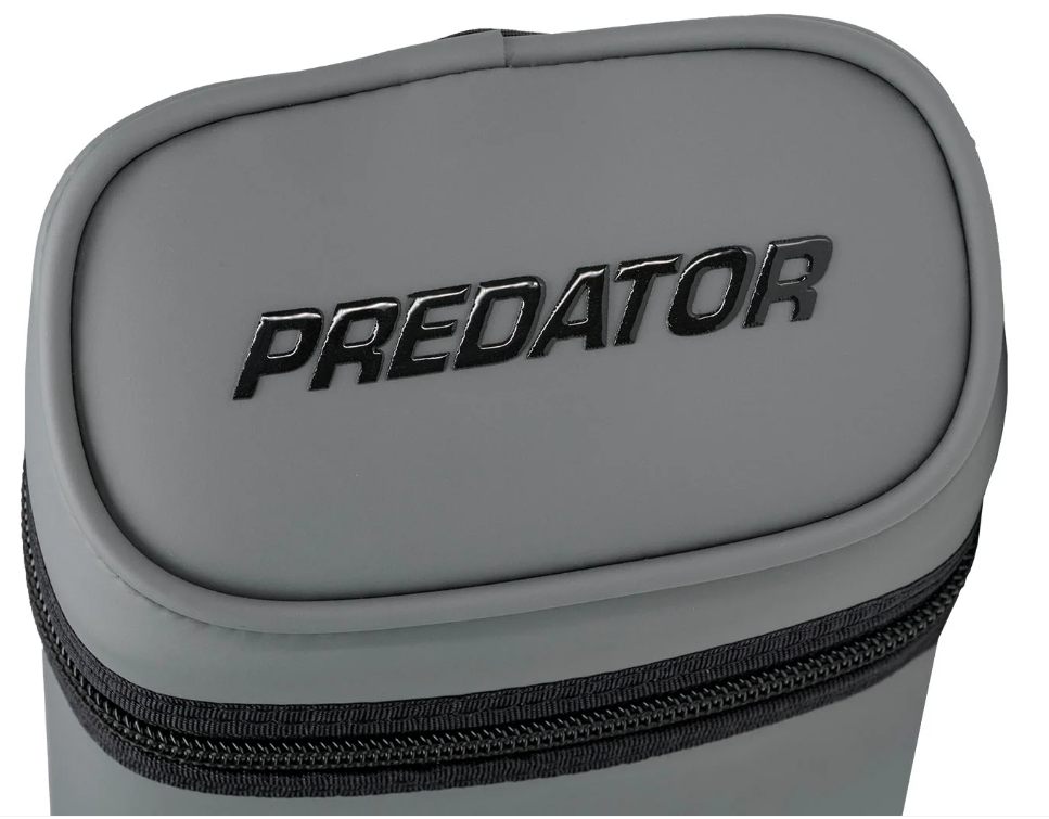 3x5 Predator Roadline Gray/Black Hard Cue Case - Double Straps  Free US Shipping