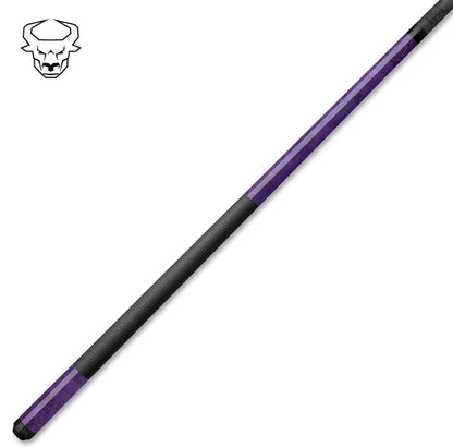 Bull Carbon BCC15 Pool Cue, Purple Maple, Carbon Fiber Shaft Uni-Loc Joint