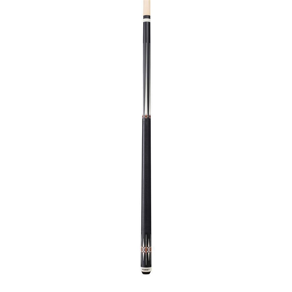 Players HC21 Cue | Matte Black, White, Cocolobo & Thuya Burl w/ Black Linen Wrap